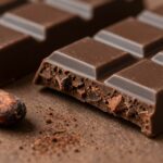 Chocolat noir et fèves de cacao
